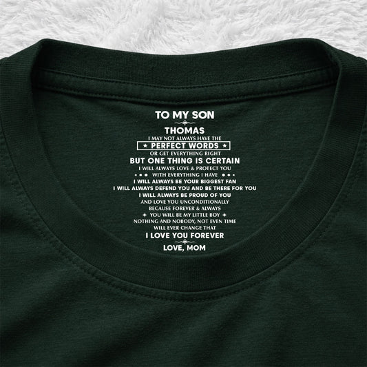 With Everything I Have - Personalized Custom Inside Neck Print T-Shirt