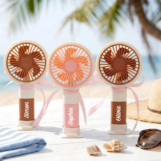Summer Vibes - Personalized Custom Handheld Fan