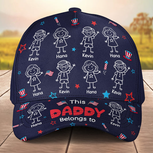 Proud Dad Of Independence - Personalized Custom Classic Cap
