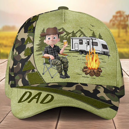 Happy Camper - Personalized Classic Cap