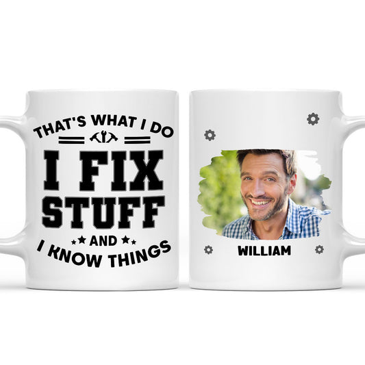 What I Do Photo - Personalized Custom Coffee Mug
