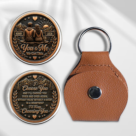 You And Me Forever Always - Personalized 3D Printing Pocket Hug