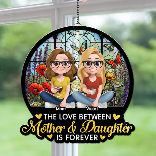 The Love By Heart - Personalized Custom Suncatcher