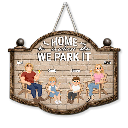 Life On The Road Together - Personalized Custom Wood Sign