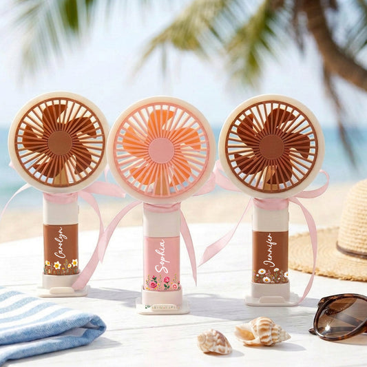 Flowers Power - Personalized Custom Handheld Fan