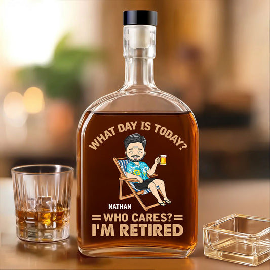What Day Is Today - Personalized Spirits Decanter
