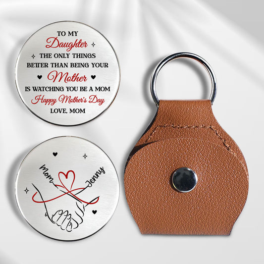 Watching You Be A Mom - Personalized Custom Pocket Hug