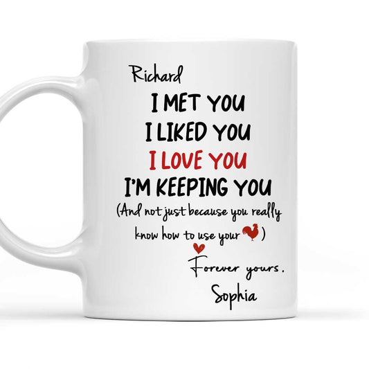 I Love You Not Because - Personalized Custom Coffee Mug