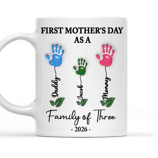 First Mother Day Gift - Personalized Custom 3D Inflated Effect Mug
