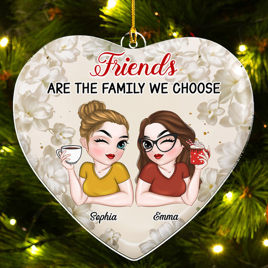 The Family We Choose - Personalized Custom Acrylic Ornament