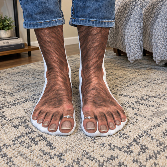 Fancy Toe Rings - Personalized Crew Socks
