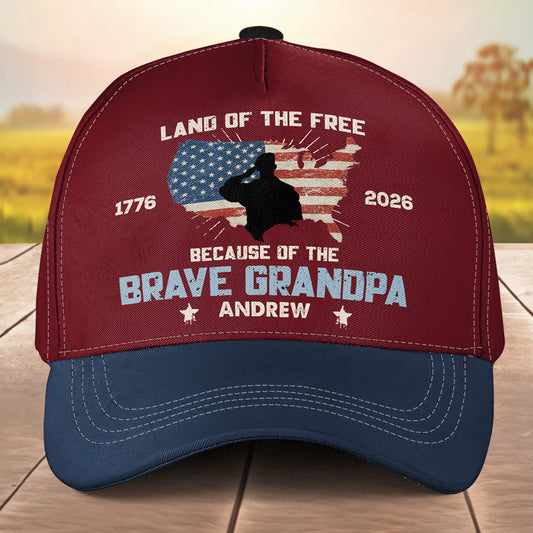 Land Of The Free - Personalized Custom Classic Cap