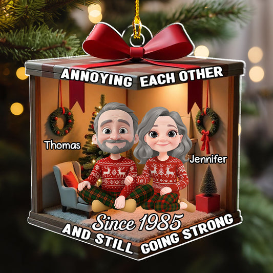 Together This Christmas 2025 - Personalized Custom Acrylic Ornament