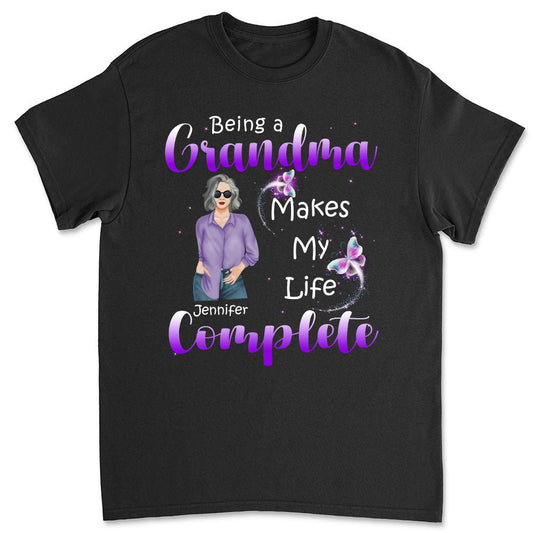 Being a Grandma - Personalized Custom Unisex T-shirt - Blithe Hub