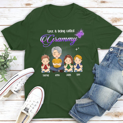 Being Called Grandma - Personalized Custom Unisex T-shirt - Blithe Hub