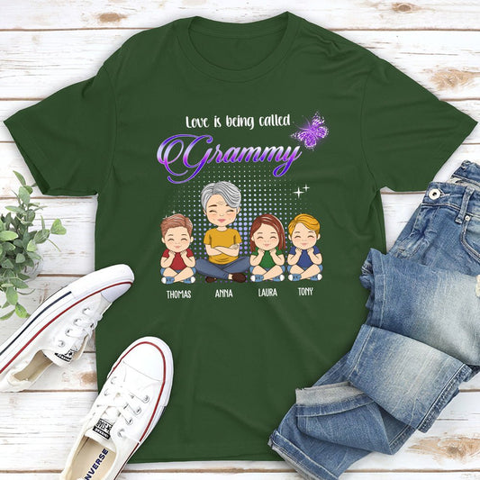 Being Called Grandma - Personalized Custom Unisex T-shirt - Blithe Hub