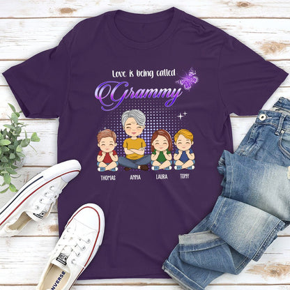 Being Called Grandma - Personalized Custom Unisex T-shirt - Blithe Hub