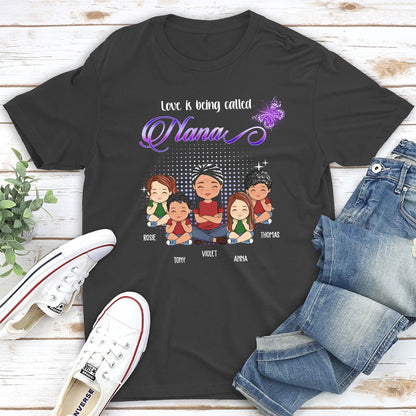 Being Called Grandma - Personalized Custom Unisex T-shirt - Blithe Hub