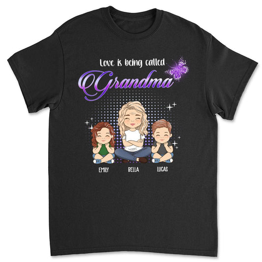 Being Called Grandma - Personalized Custom Unisex T-shirt - Blithe Hub
