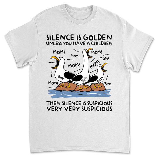Silence Is Golden - Personalized Custom Shirt