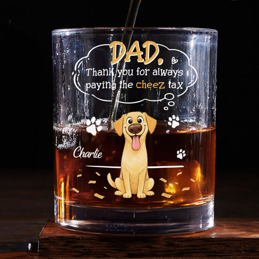Paying It All - Personalized Custom Whiskey Glass