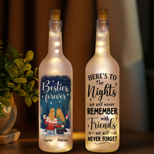 Besties For Life - Personalized Custom Bottle Lamp