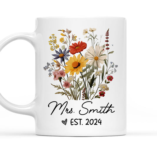 Became Mr. and Mrs - Personalized Custom Coffee Mug