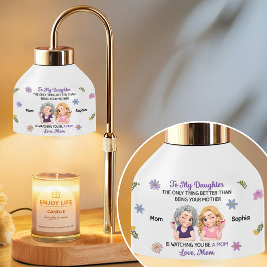 Linked Together Cartoon - Personalized Custom Candle Warmer Lamp