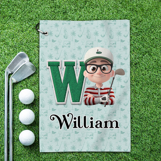 Born To Golf - Personalized Custom Golf Towel
