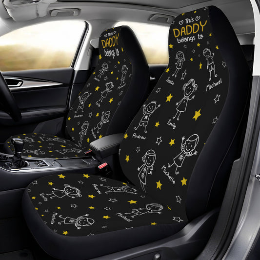 Cooler Than All Other Grandpa - Personalized Custom Car Seat Cover