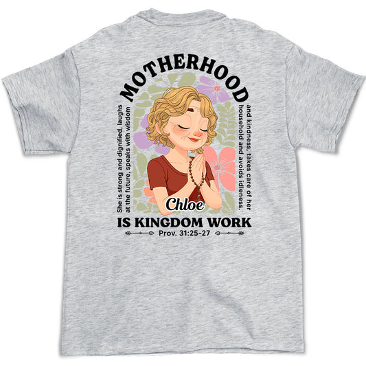 Grace Defines Her Motherhood - Personalized Custom Shirt
