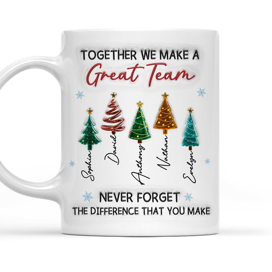 Great Team - Personalized Custom 3D Inflated Effect Mug