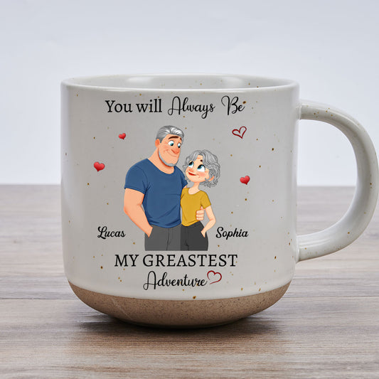 My Greatest Adventure - Personalized Custom Pottery Mug