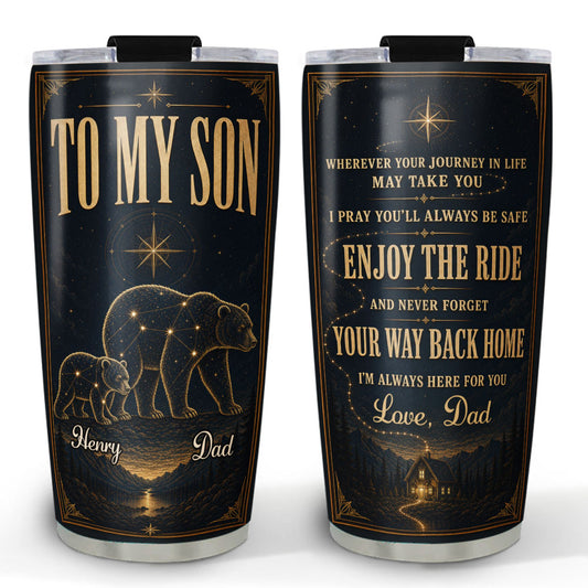Way Back Home - Personalized Tumbler