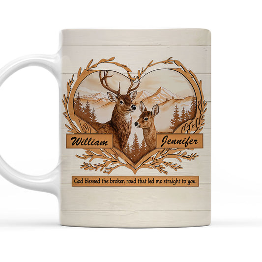 Deer Love - Personalized Custom Coffee Mug