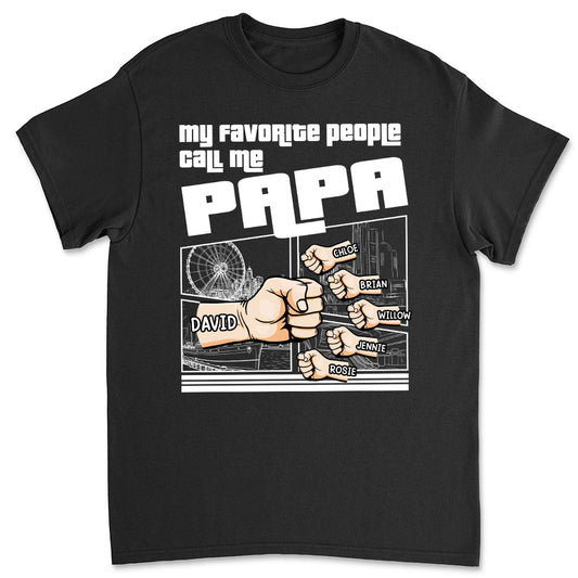 Best Grandpa Ever - Personalized Shirt