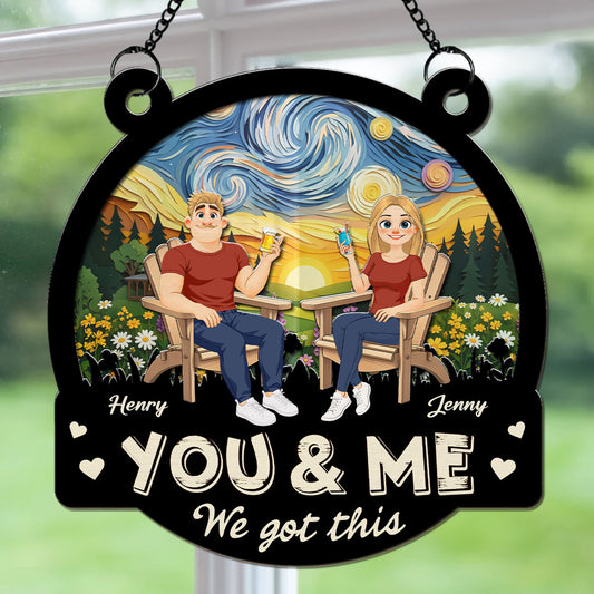 Our Story Keeps Going - Personalized Custom Suncatcher