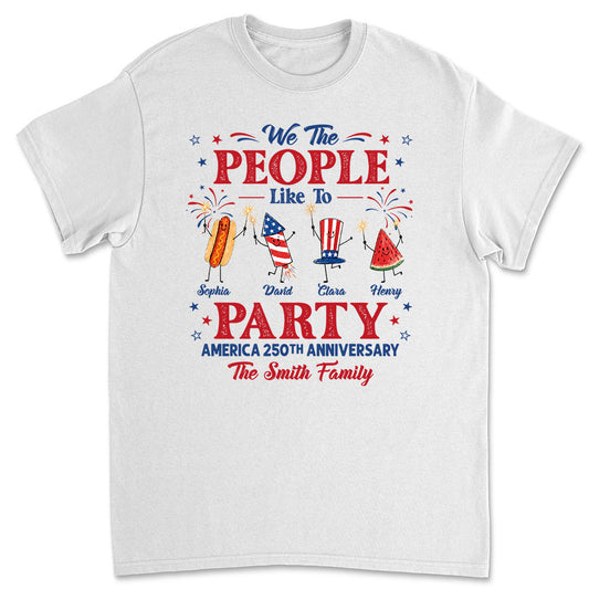 Family Happy 4th Of July - Personalized Custom Shirt