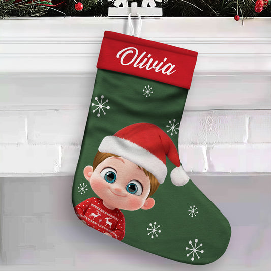 My Favorite People Call Me - Personalized Custom Christmas Stocking