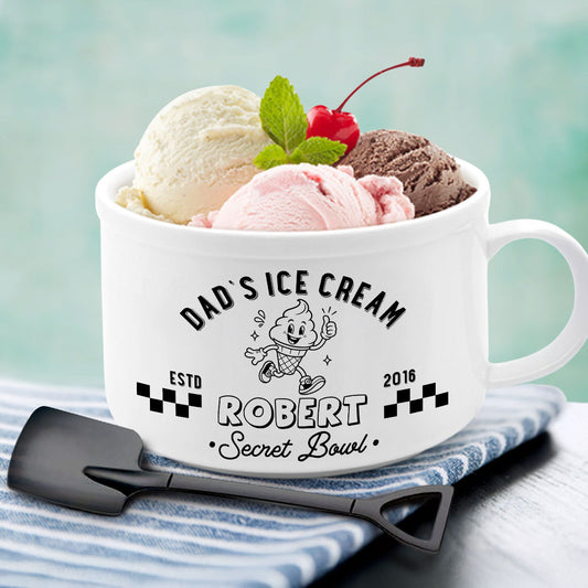 Reserved For Dad Only - Personalized Custom Ceramic Bowl