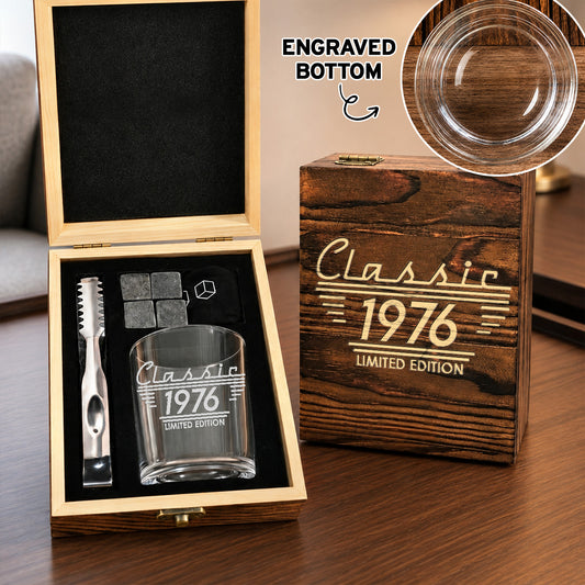 Classic Edition - Personalized Custom Whiskey Glass Set
