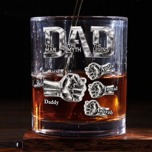 The Legend - Personalized Custom Whiskey Glass