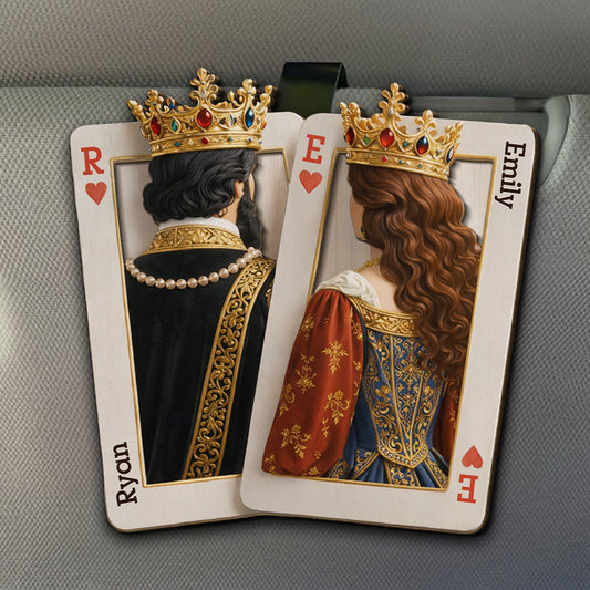 Crowned In Power - Personalized Custom Car Visor Clip