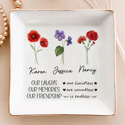 Friendship - Personalized Custom Jewelry Dish