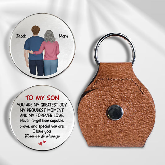 My Son My Greatest Joy - Personalized Custom Pocket Hug