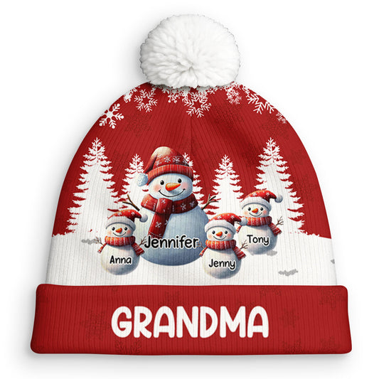 My Fav People Call Me - Personalized Custom Bobble Beanie Hat