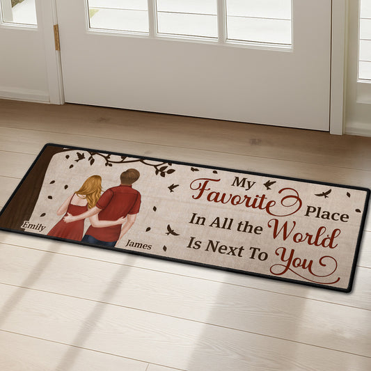 Next To You - Personalized Custom Runner Rug