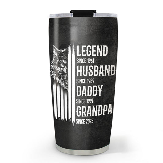A True King - Personalized Custom Tumbler