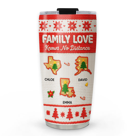 Christmas State Knit - Personalized Custom Tumbler