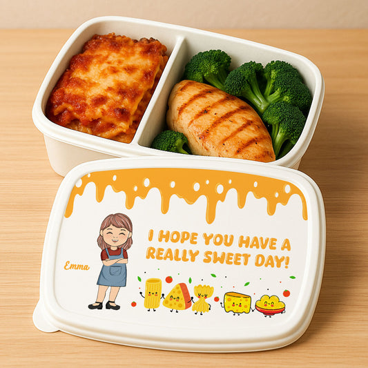 Hope You Have A Sweet Day - Personalized Custom Lunch Box Plastic